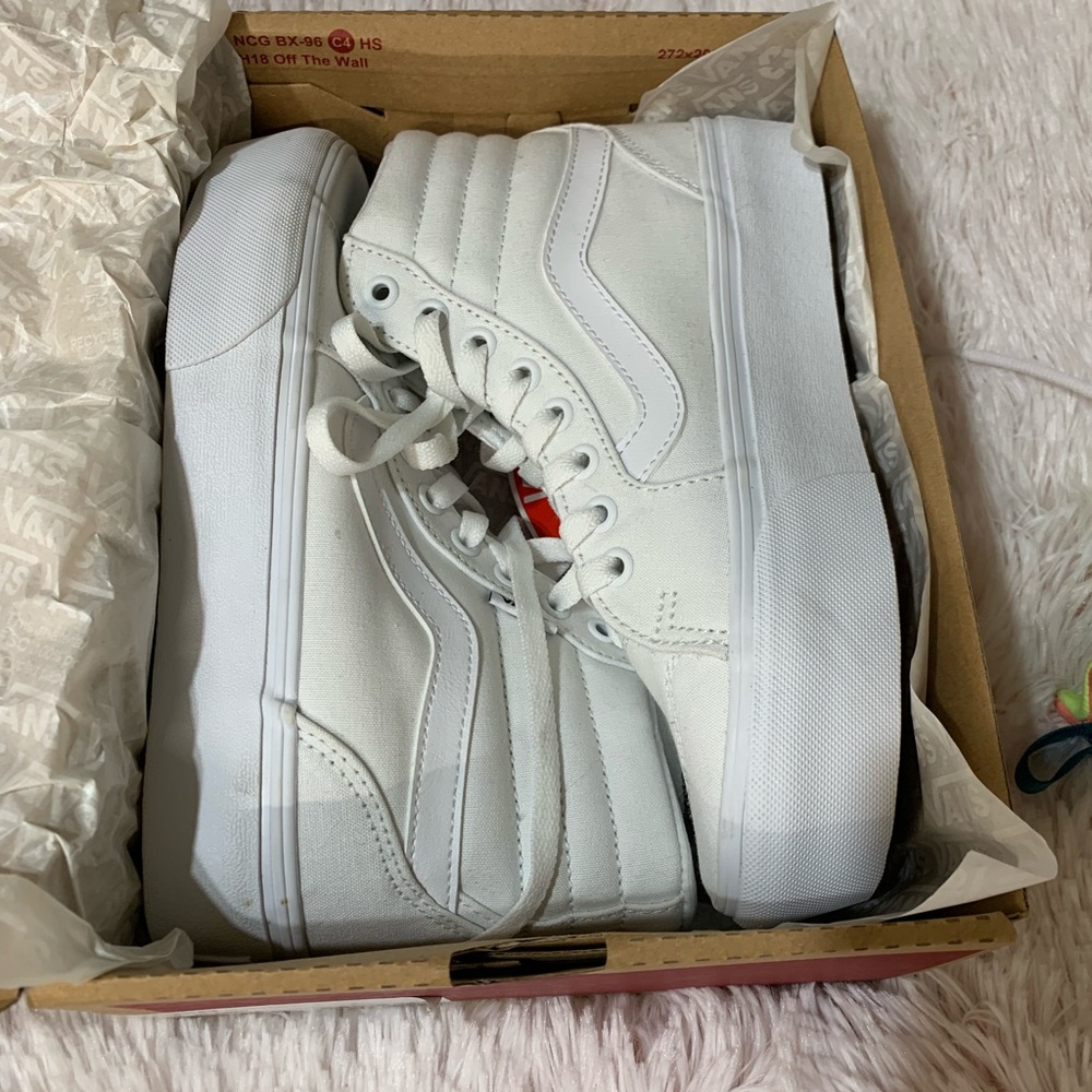 Brand new platform vans size 7